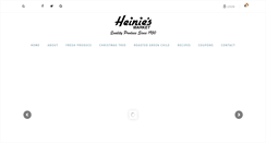 Desktop Screenshot of heiniesmarket.com